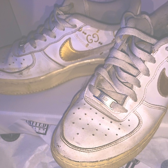 Custom - Nike AF 1 “ GUCCI PRINT “ Size 7 Y - Picture 3 of 4